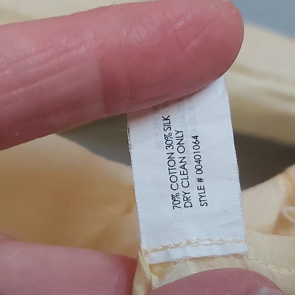 Light yellow sheer blouse - Picture 4 of 5